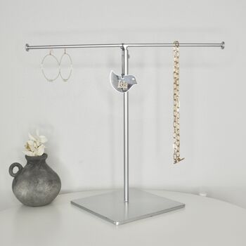 Personalised Jewellery Stand, Adjustable Height Gold, Silver Or White, 2 of 10