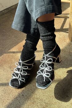 Starry Night Winter Sparkle Socks, 4 of 6