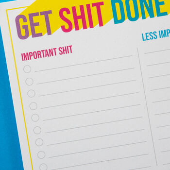 Get It Done | A5 Notepad To Do List, 2 of 5