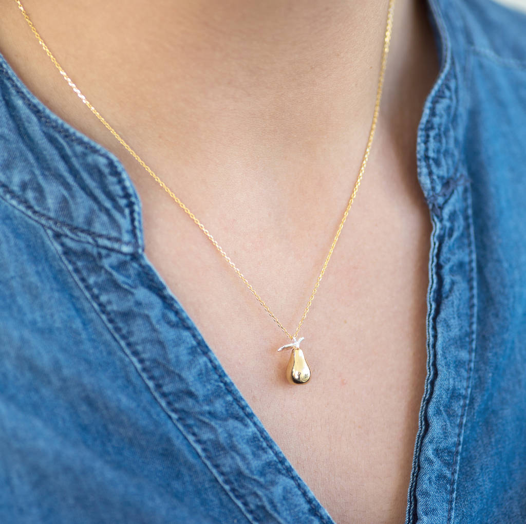 The Perfect Pear Necklace By Joy by Corrine Smith
