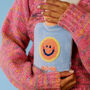 Smiling Face Hot Water Bottle, thumbnail 3 of 11