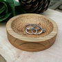 Personalised Carved Oak Engraved Jewellery Dish, thumbnail 4 of 5