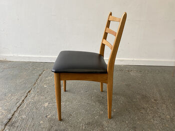 Four Mid Century Dining Chairs By Schreiber Furniture, 6 of 12