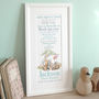 Personalised Animal New Baby Arrival Print, thumbnail 1 of 5