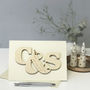 Personalised Entwined Letters Anniversary Card, thumbnail 4 of 12