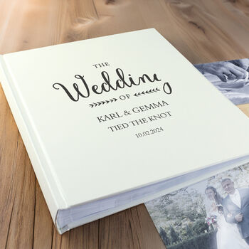 Personalised Wedding Photo Album, 3 of 5