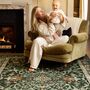 Hug Rug Eco Washable Country Paisley Green, thumbnail 6 of 11
