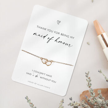 Bridesmaid Thank You Bracelet Gift, 4 of 6