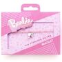 Barbie Sterling Silver Silhouette Charm And Rose Quartz Bead Bracelet, thumbnail 2 of 2