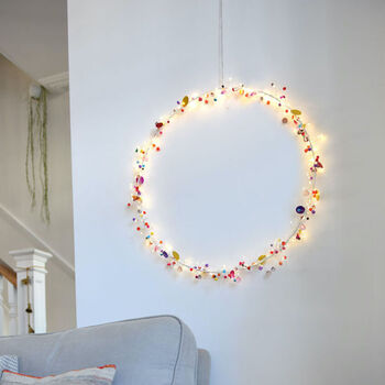 Folklore Wreath Light In Two Sizes, 4 of 5