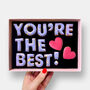 You're The Best Thank You Iced Biscuits And Macarons Hamper Gift, thumbnail 2 of 6