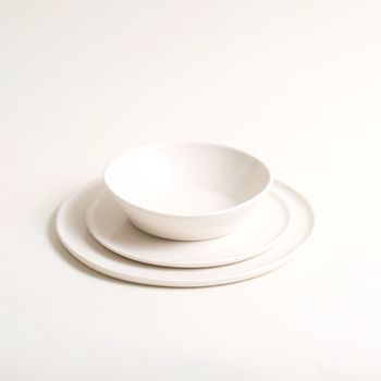 Handmade Shallow Porcelain Bowl, 3 of 7