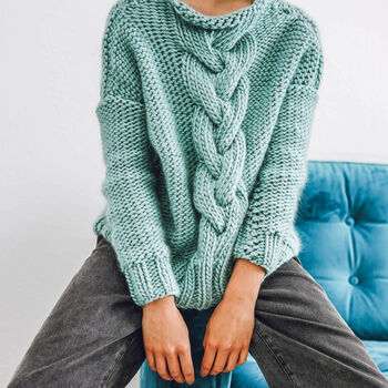 Knit Your Own Cable Knit Jumper Kit, 2 of 10