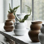 Juno Handmade Small White China Vase, thumbnail 1 of 5