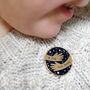 A Hug From Daddy Enamel Pin Badge, thumbnail 1 of 10