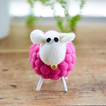 Felt Sheep Ornament, 4 of 10