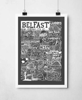 Belfast Landmarks Print, 5 of 10