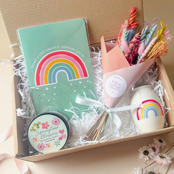 Rainbow Gift Hamper With Dried Flowers, 3 of 5