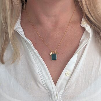 The Trio Green Onyx Necklace, 2 of 7