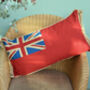 Vintage Red Ensign Flag Cushion, thumbnail 1 of 4