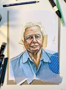 David Attenborough Wrapping Paper, Fun Nature Gift Wrap, 6 of 11