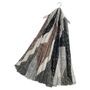 Distressed Metallic Geo Print Scarf, thumbnail 1 of 6