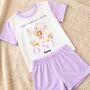 Childrens Princess Birthday Pyjamas, thumbnail 2 of 3
