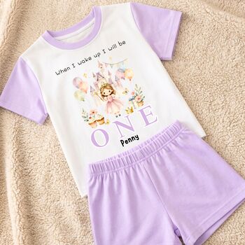 Childrens Princess Birthday Pyjamas, 2 of 3
