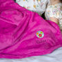 Personalised Star Baubles Christmas Snuggle Blanket, thumbnail 1 of 12