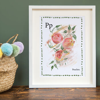 P Is For Peaches Print, 5 of 5