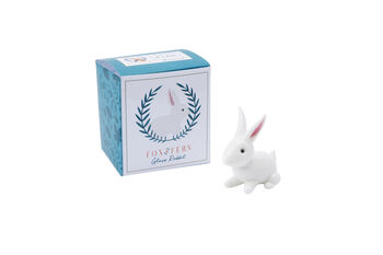 Glass Rabbit Ornament In Gift Box, 2 of 3