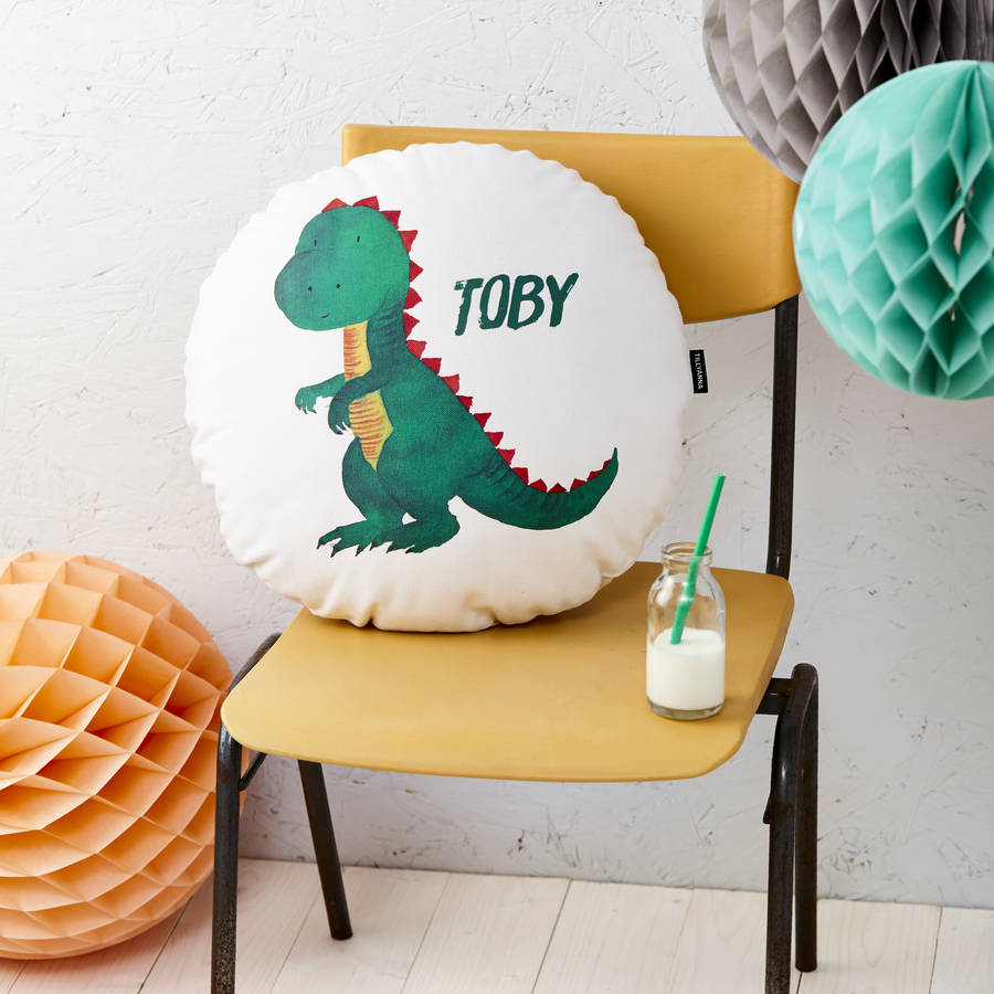 dinosaur floor cushion