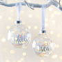 Personalised Iridescent Christmas Bauble, thumbnail 2 of 4