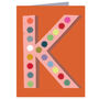 Mini K Alphabet Card, thumbnail 2 of 5