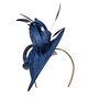 Navy Disk Hat Fascinator 'Lydia', thumbnail 1 of 8