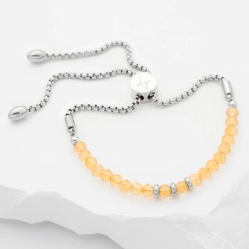 November Birthstone Citrine Bracelet, 5 of 7