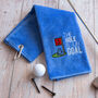 The Hole Is My Goal Novelty Golf Towel, thumbnail 1 of 11