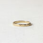 Hand Hammered Stacking Ring Gold, thumbnail 3 of 4