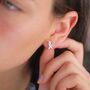 Sterling Silver Hummingbird Stud Earrings, thumbnail 1 of 5
