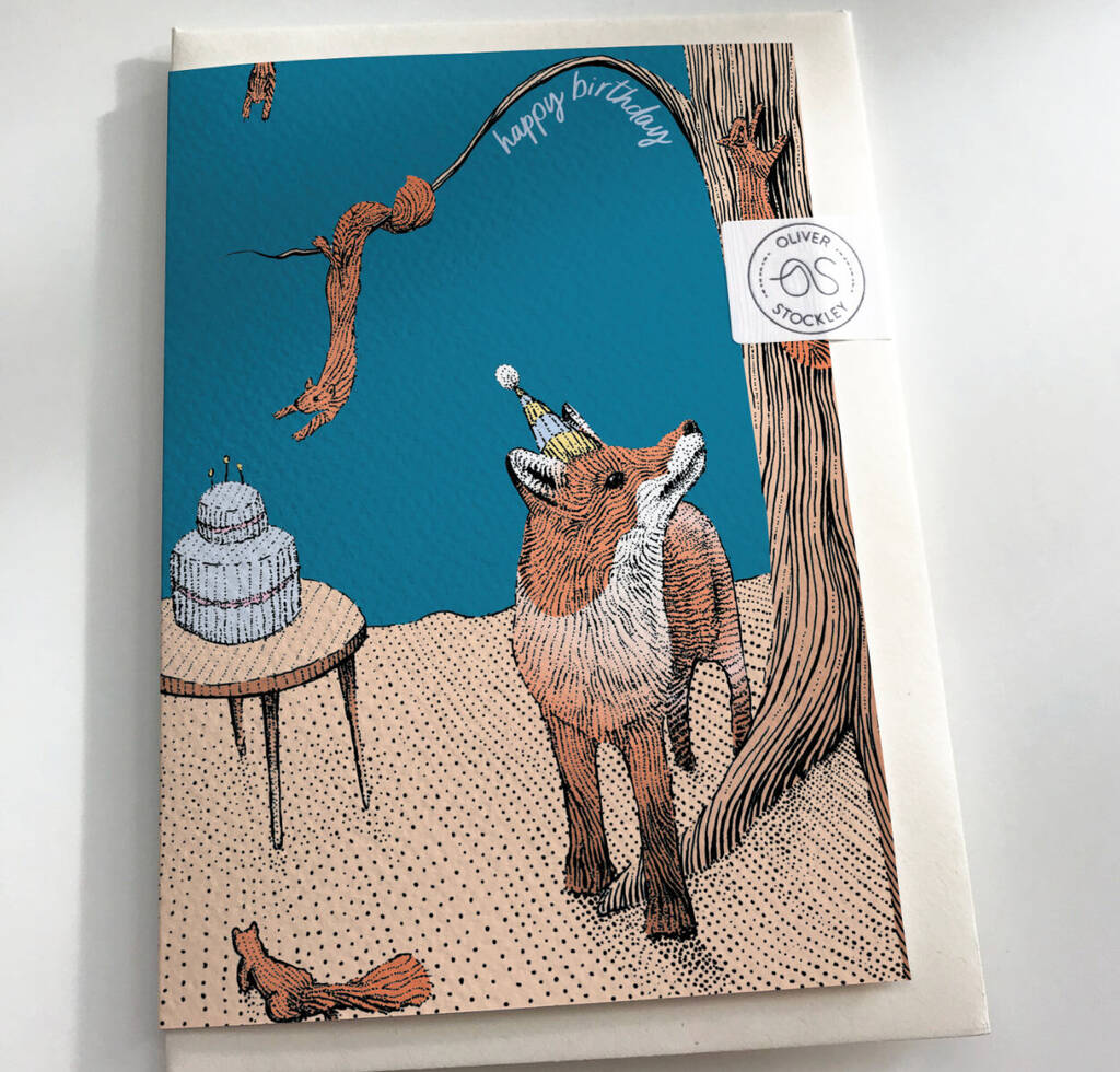 The Fox And The Squirrels Birthday Card, 1 of 6