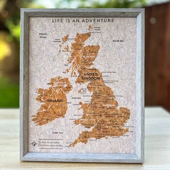 UK Ireland Cork Map Cork Board With Push In Pins, 3 of 8
