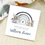 Personalised Knights And Rainbow Any Age Birthday Card, thumbnail 1 of 2