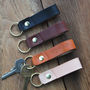 Personalised Leather Key Fob / Key Ring, thumbnail 1 of 8