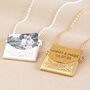 Personalised Envelope Locket Necklace With Hidden Photo, thumbnail 3 of 9