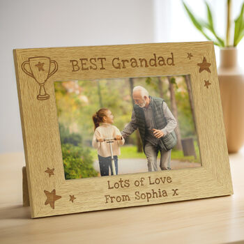 Personalised Simply The Best 6x4 Landscape Wooden Photo, 2 of 5