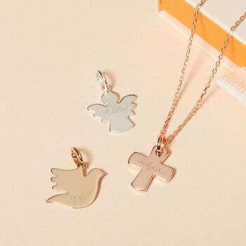 Personalised Christening Or Communion Necklace, 2 of 5