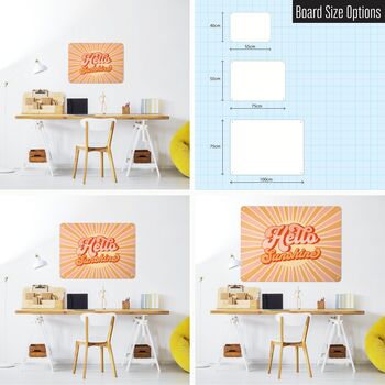 Hello Sunshine Quote / Large Magnetic Notice Board, 6 of 9