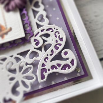 Handmade Second Birthday Card Giraffe Design, 2 of 6