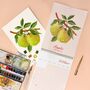 2025 Fruit Illustration Wall Calendar, thumbnail 6 of 12