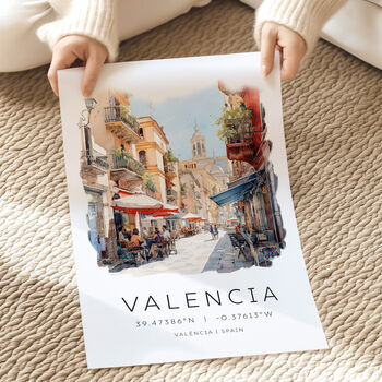 Valencia Spain Travel Print, 3 of 7